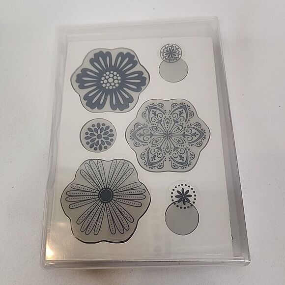 Stampin' Up! MIXED BUNCH Stamp Set of 6 125537 Flowers Floral Garden - Picture 3 of 3